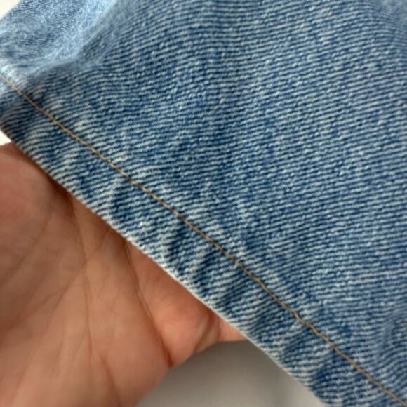 Blue Ridge Wrangler Clothing Company Distressed Denim Shorts 36 Retro Dad Shorts - Picture 7 of 8